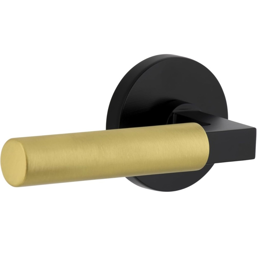 Gold and Black Door Handle